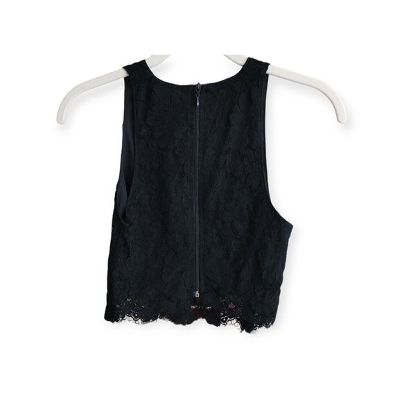 Show Me Your MuMu Sleeveless Lace Crop Top XS - Picture 3 of 8